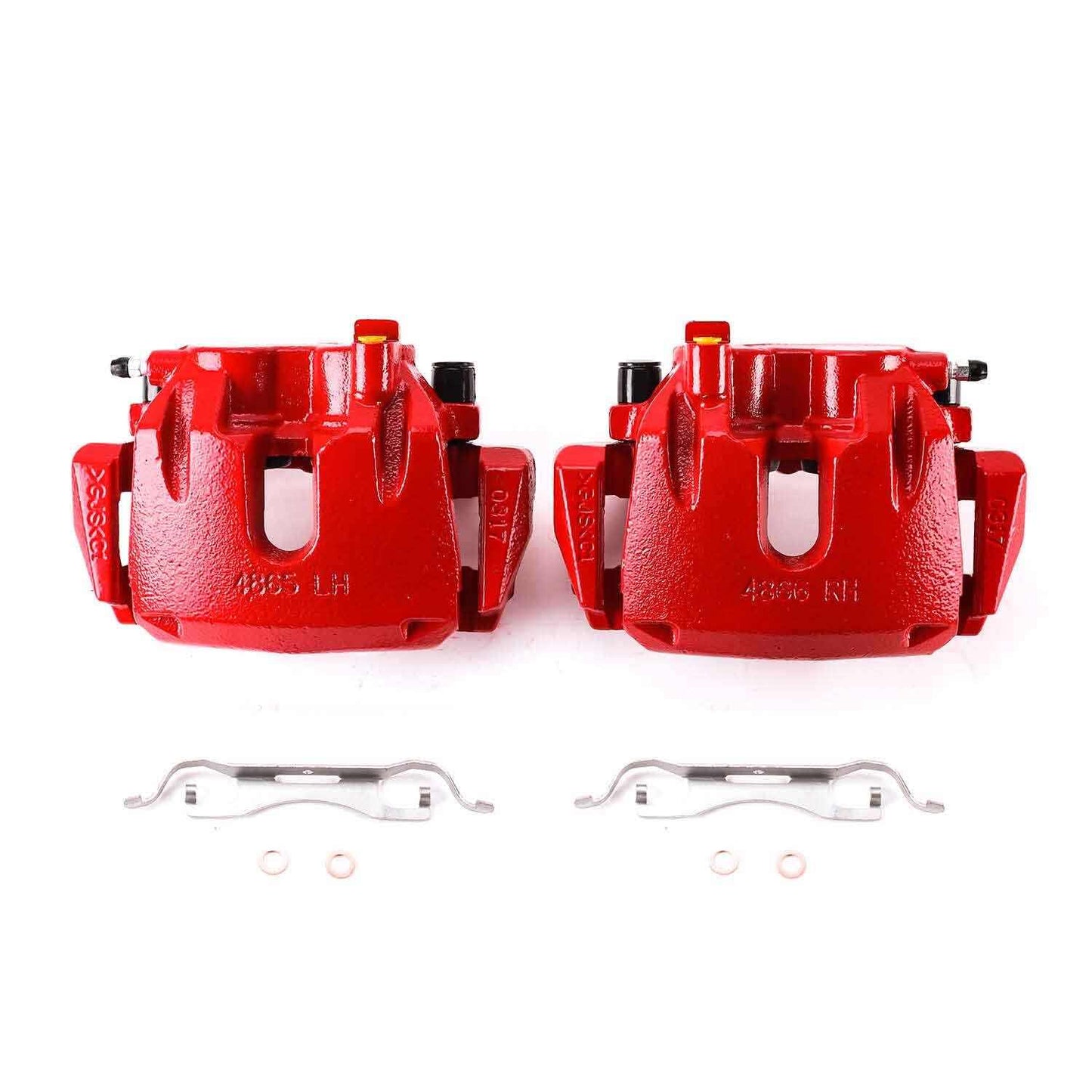 PowerStop Power Stop 11-17 Dodge Durango Front Red Calipers w/Brackets - Pair S5296A