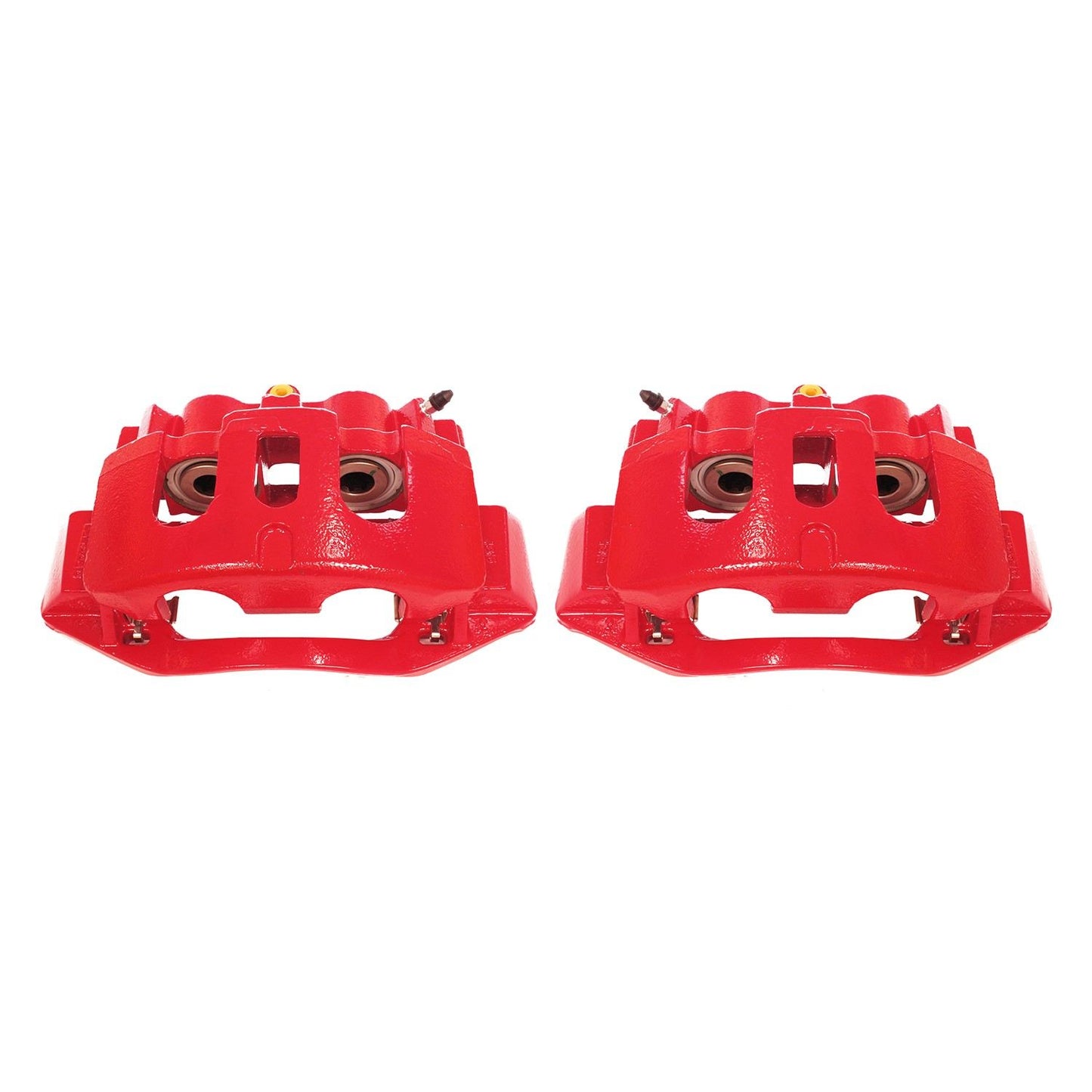 PowerStop Power Stop 11-19 Chevrolet Silverado 2500 HD Rear Red Calipers w/Brackets - Pair S5306