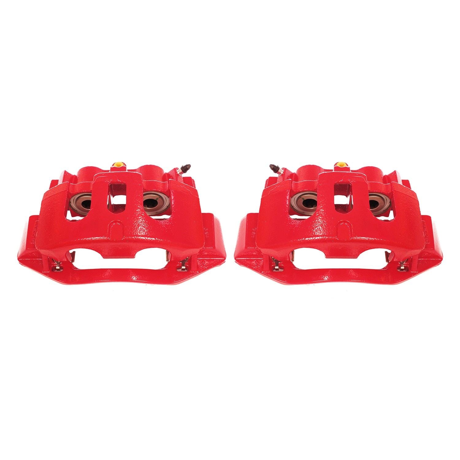 PowerStop Power Stop 11-19 Chevrolet Silverado 2500 HD Rear Red Calipers w/Brackets - Pair S5306