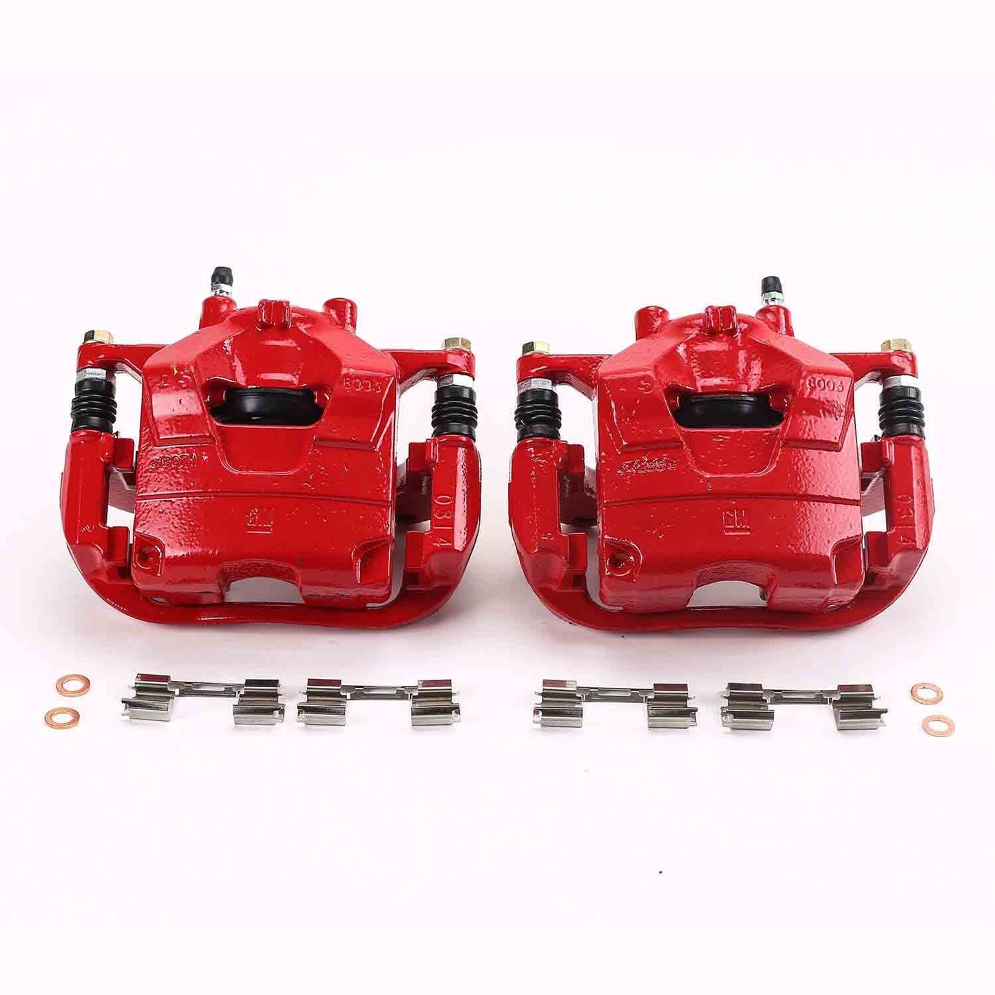 PowerStop Power Stop 13-17 Buick Encore Front Red Calipers w/Brackets - Pair S5328