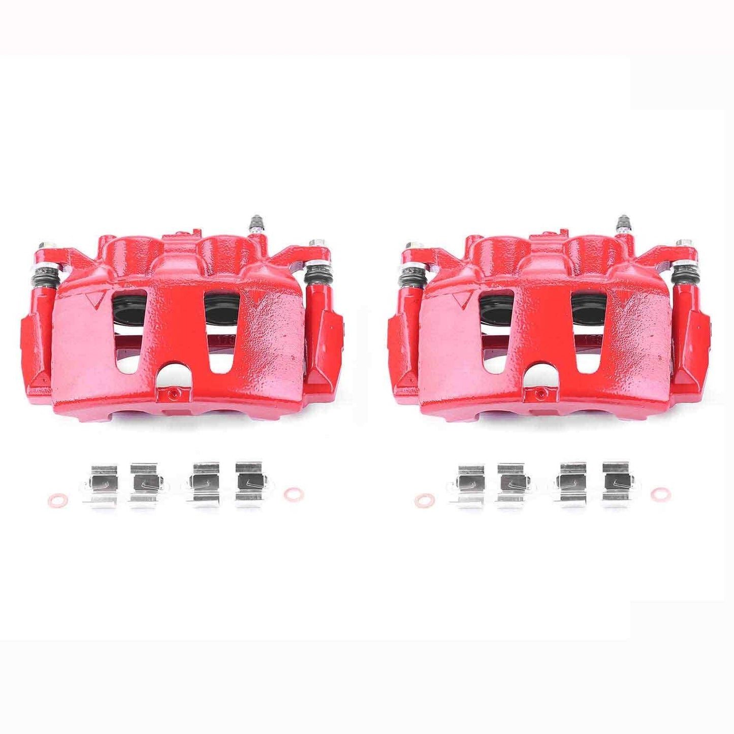 PowerStop Power Stop 2017 Chrysler Pacifica Front Red Calipers w/Brackets - Pair S5402