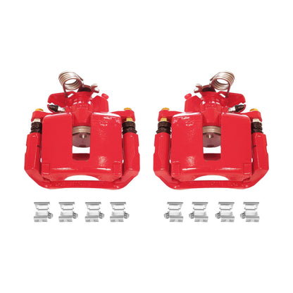 PowerStop Power Stop 13-17 Ford Explorer Rear Red Calipers w/Brackets - Pair S5466