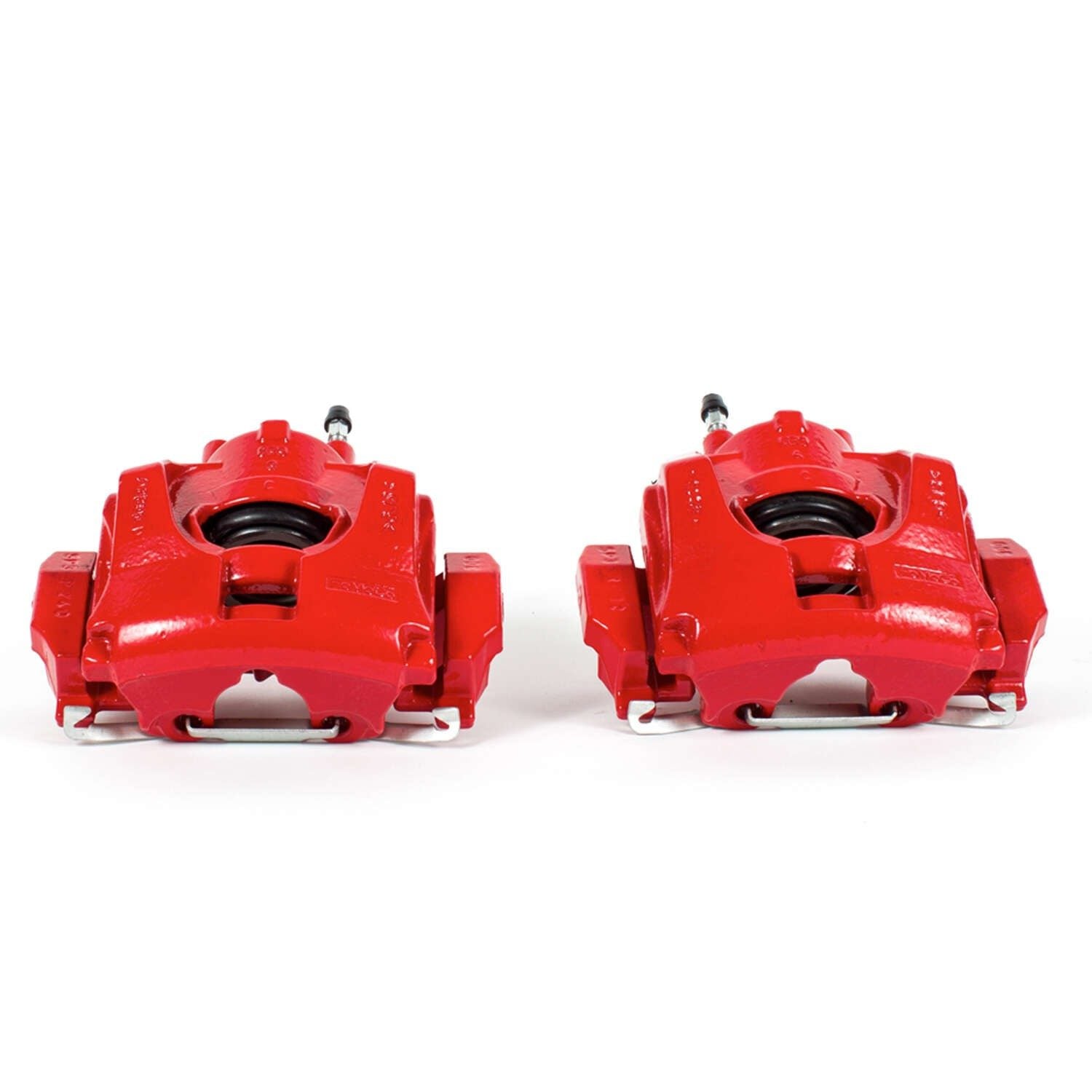 PowerStop Power Stop 13-17 Ford Fusion Front Red Calipers w/Brackets - Pair S5474