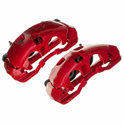 PowerStop Power Stop 12-16 Ford F-250 Super Duty Front Red Caliper - Pair S5486