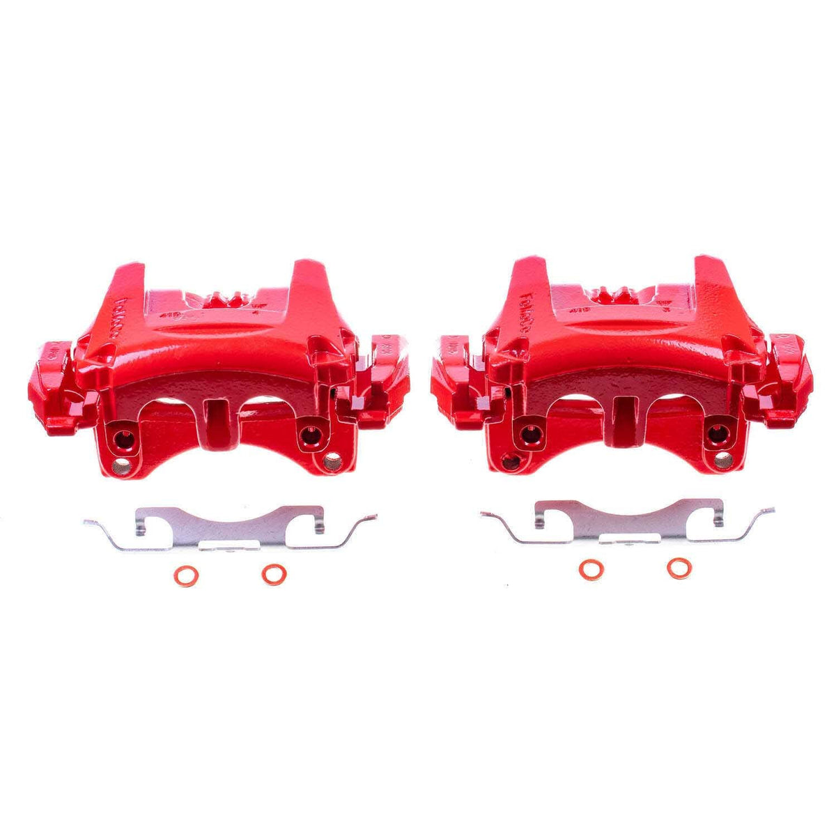 PowerStop Power Stop 15-18 Ford Edge Front Red Calipers w/Brackets - Pair S5502