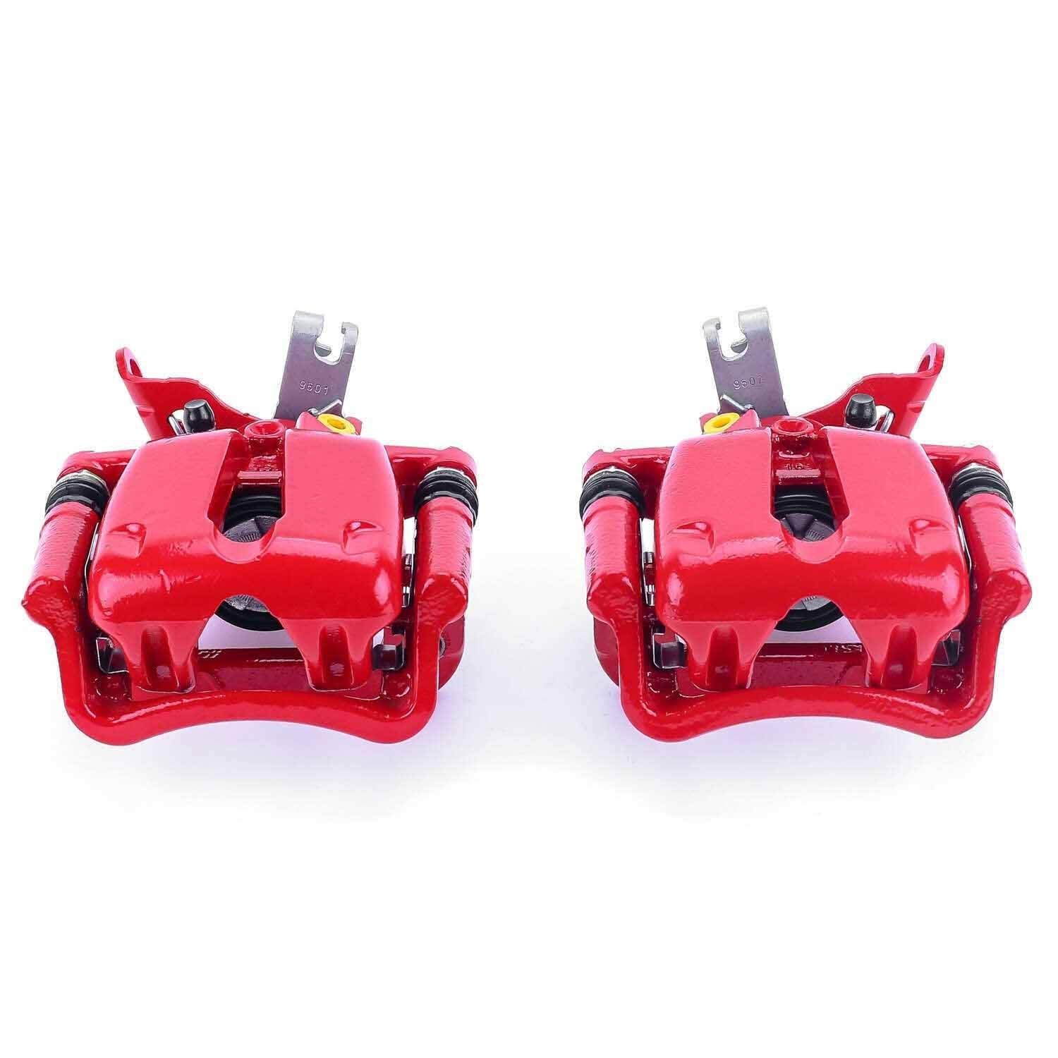 PowerStop Power Stop 14-15 Chevrolet Malibu Rear Red Calipers w/Brackets - Pair S5504