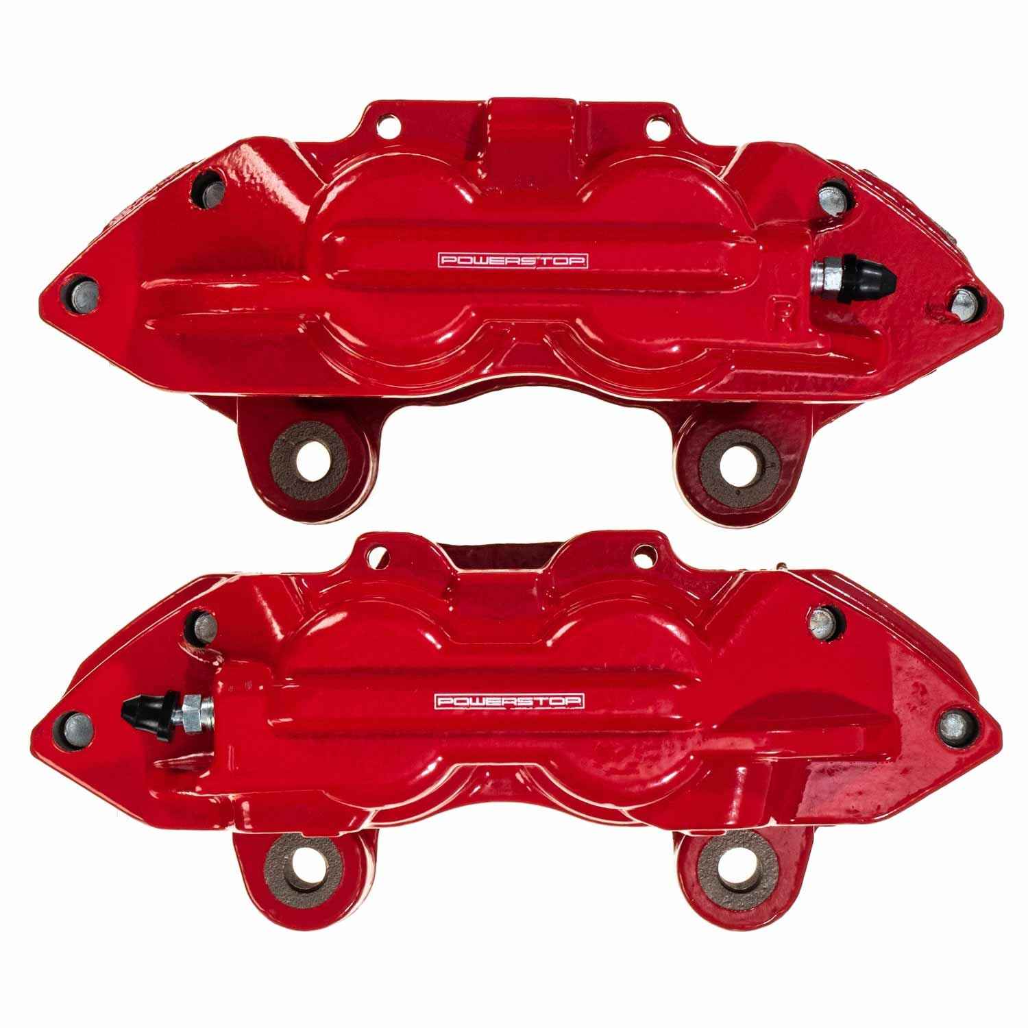 PowerStop Power Stop 15-19 Chevrolet Colorado Front Red Calipers w/o Brackets - Pair S5520