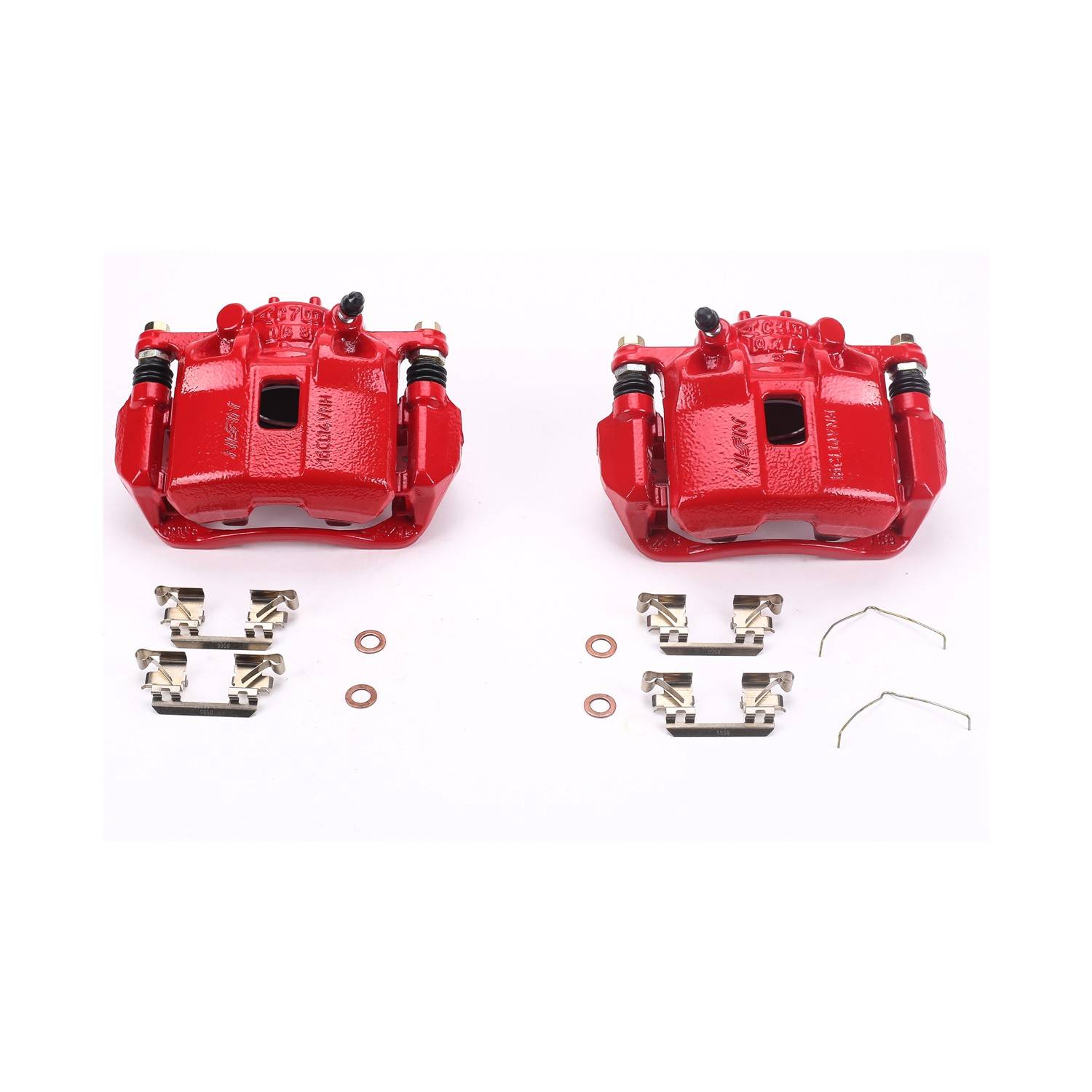 PowerStop Power Stop 13-15 Acura ILX Front Red Calipers w/Brackets - Pair S6038