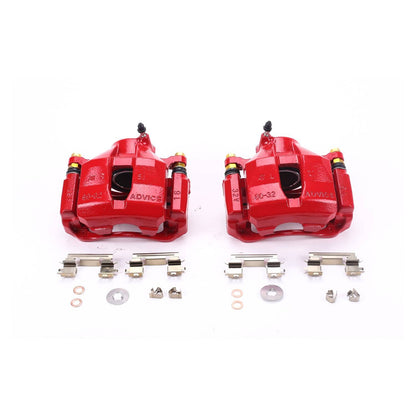 PowerStop Power Stop 2006 Lexus GS300 Front Red Calipers w/Brackets - Pair S6040
