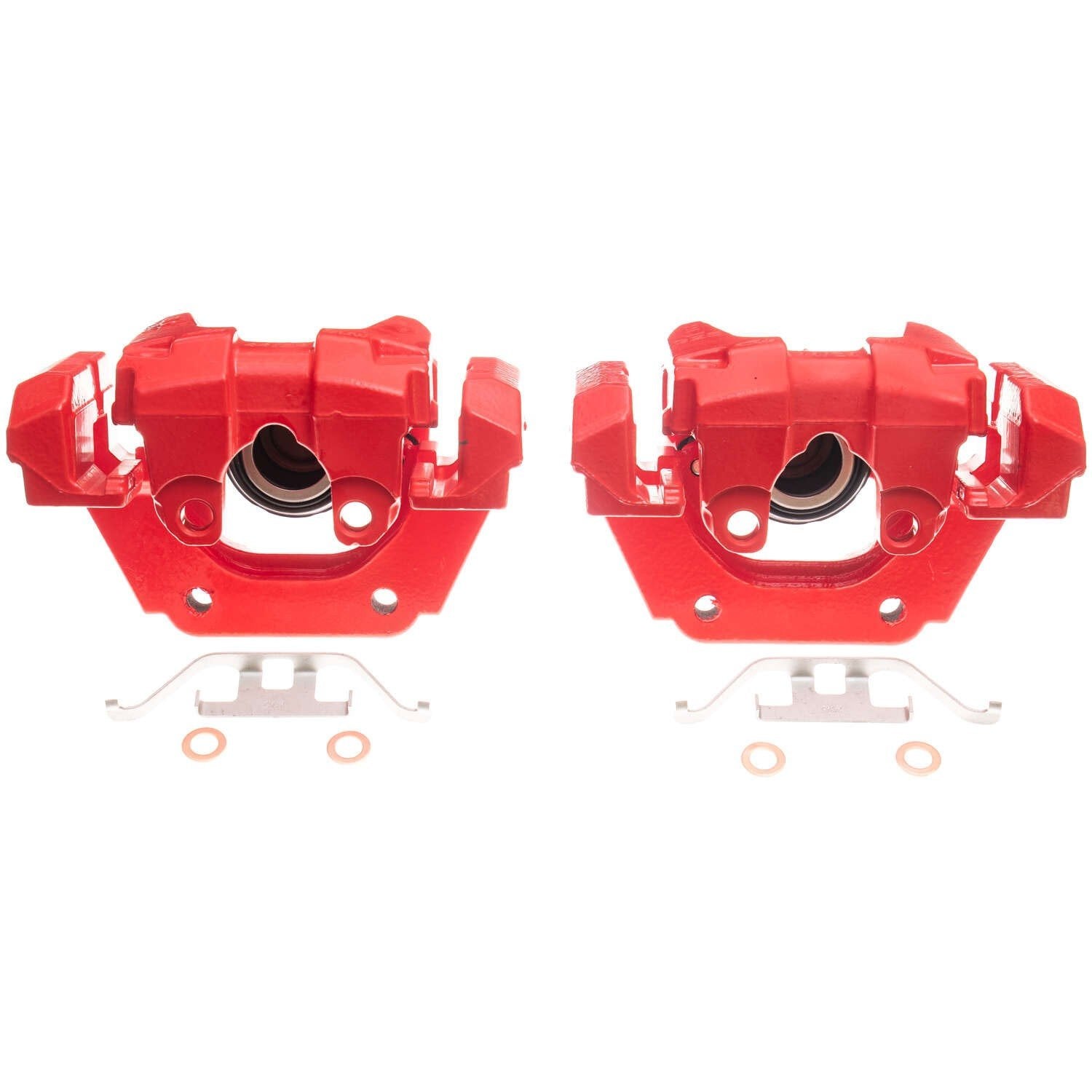 Power Stop 10-15 BMW 550i GT Rear Red Calipers - Pair S6110