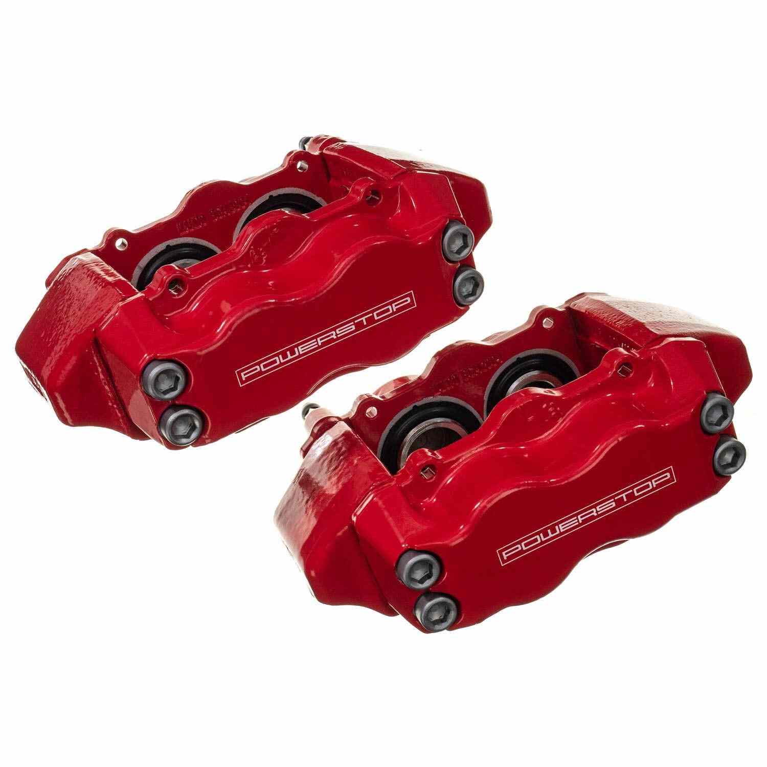Power Stop 09-14 Hyundai Genesis Front Red Calipers w/o Brackets - Pair S6142