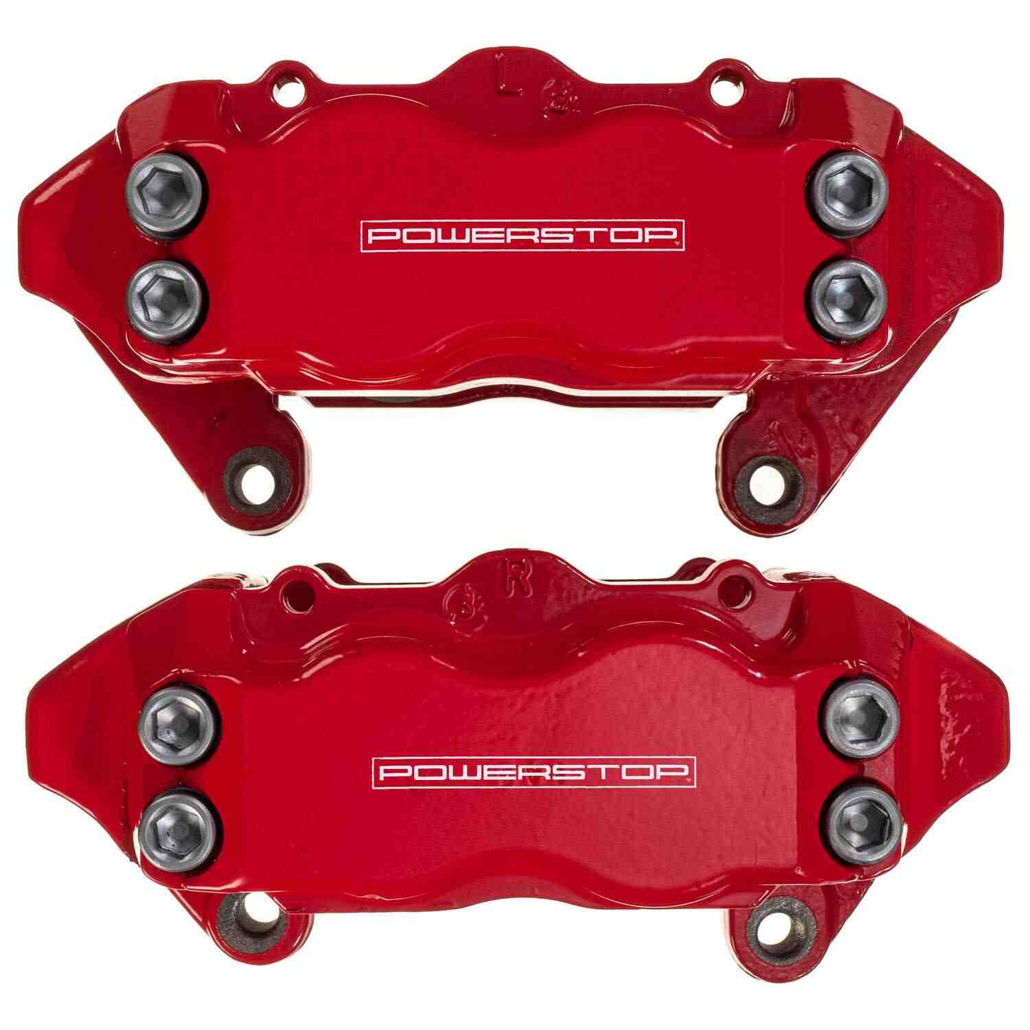 Power Stop 09-14 Hyundai Genesis Front Red Calipers w/o Brackets - Pair S6142