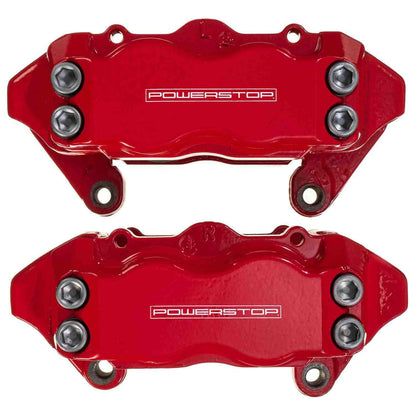 Power Stop 09-14 Hyundai Genesis Front Red Calipers w/o Brackets - Pair S6142