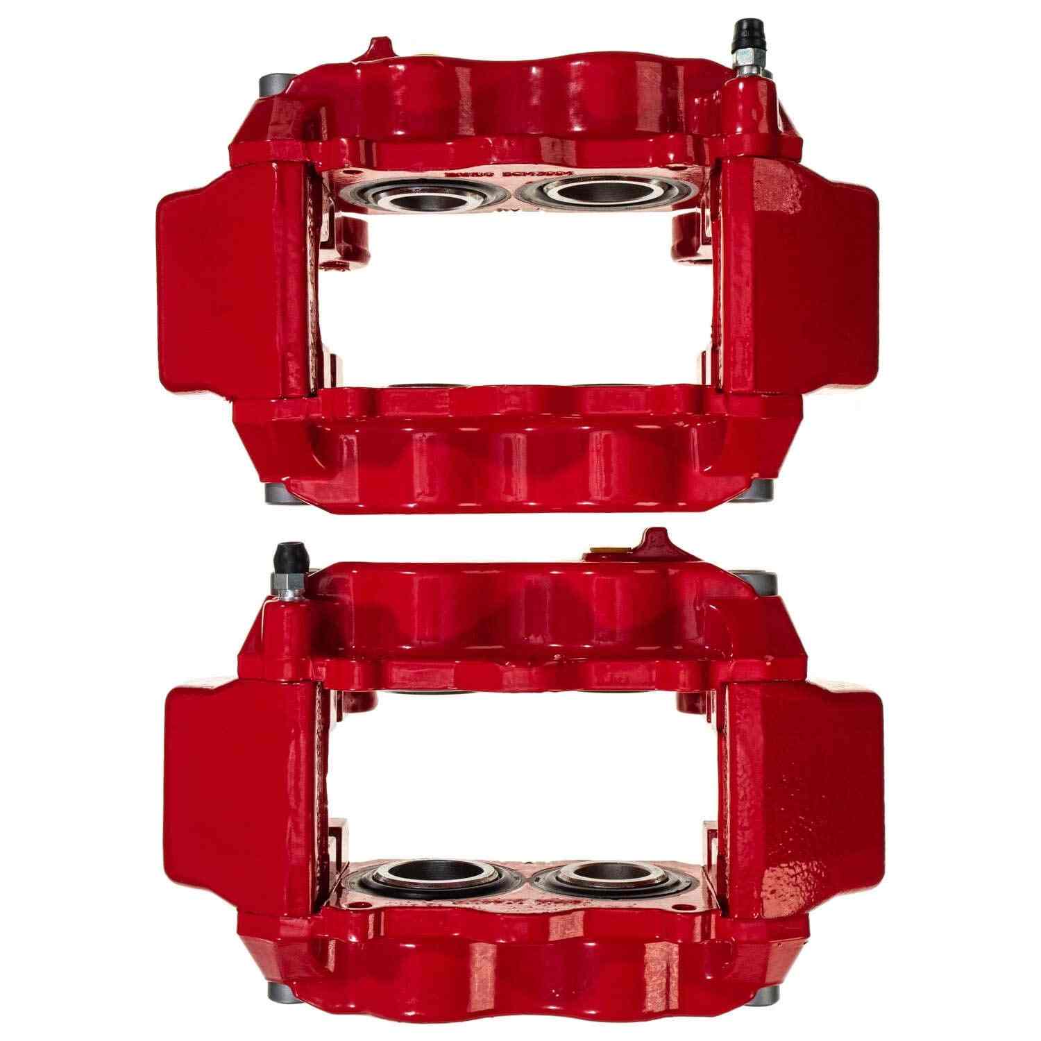 Power Stop 09-14 Hyundai Genesis Front Red Calipers w/o Brackets - Pair S6142