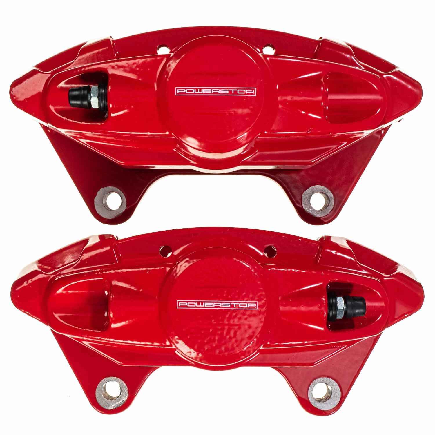 PowerStop Power Stop 09-13 Infiniti FX50 Rear Red Calipers w/o Brackets - Pair S6182