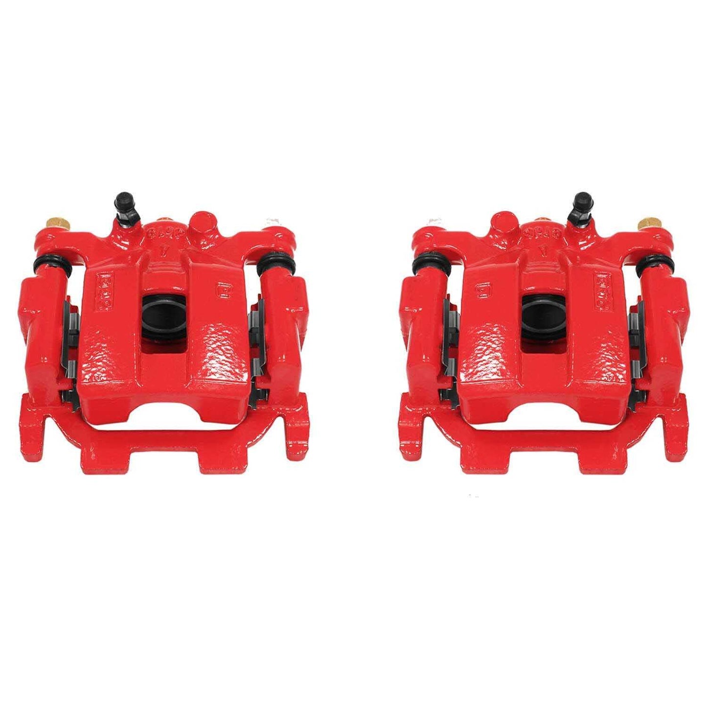 PowerStop Power Stop 09-14 Nissan Maxima Rear Red Calipers w/Brackets - Pair S6240
