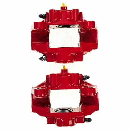 Power Stop 03-04 Infiniti G35 Rear Red Calipers - Pair S6264