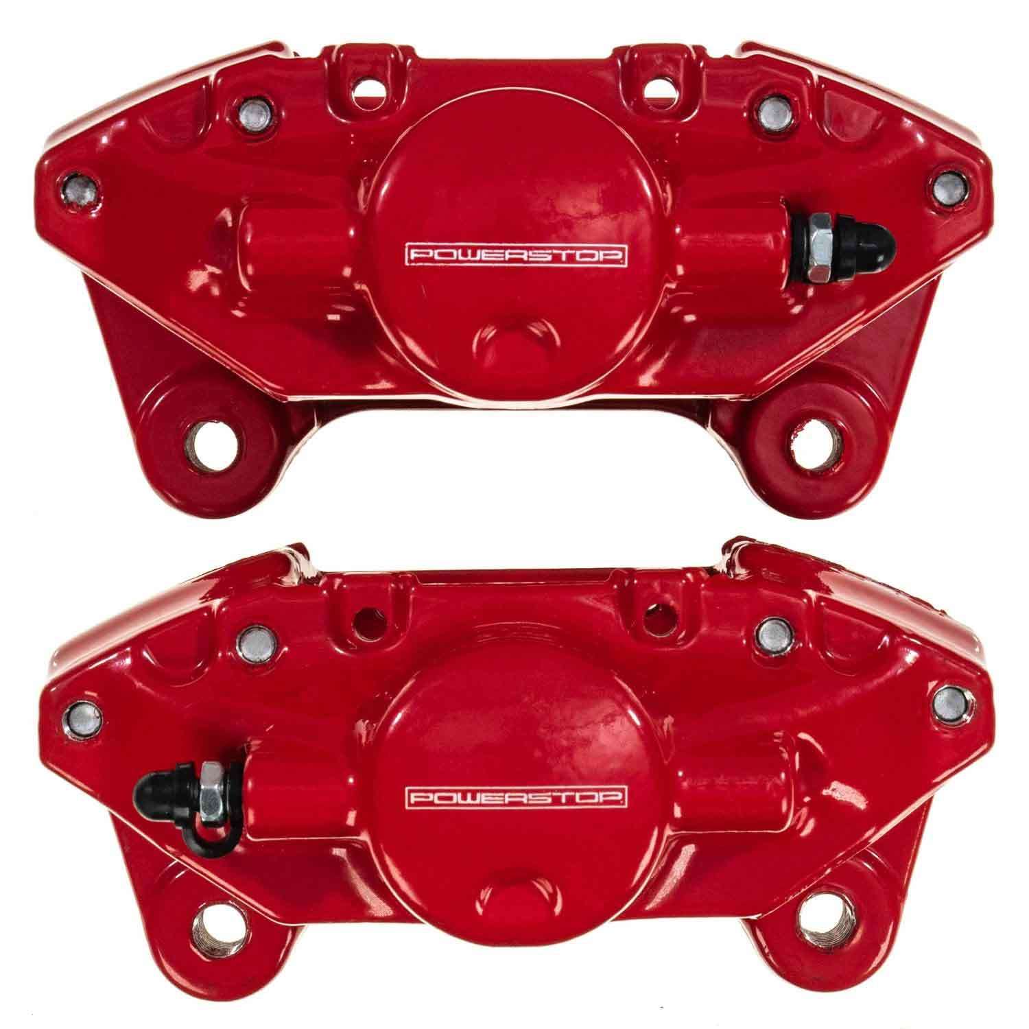 Power Stop 03-04 Infiniti G35 Rear Red Calipers - Pair S6264