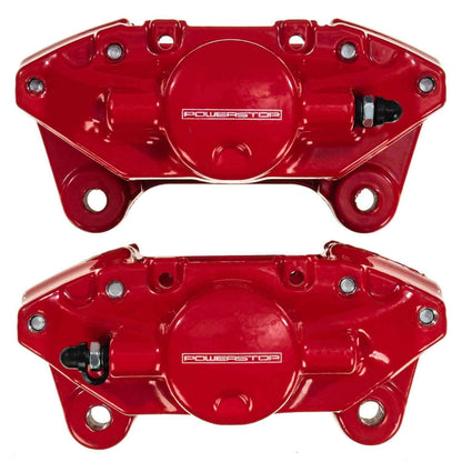 Power Stop 03-04 Infiniti G35 Rear Red Calipers - Pair S6264