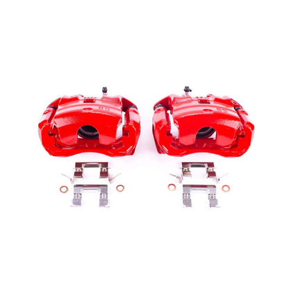 PowerStop Power Stop 11-17 Nissan Juke Front Red Calipers w/Brackets - Pair S6640
