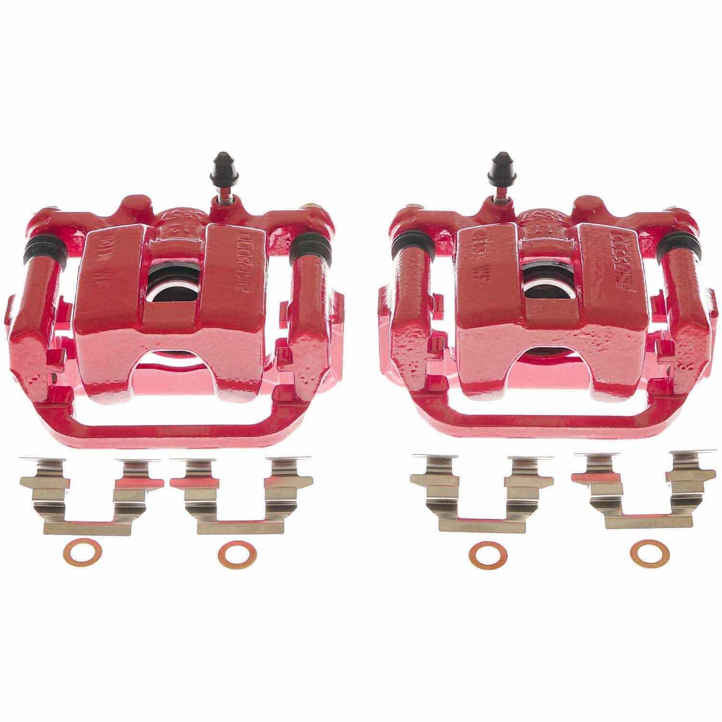 PowerStop Power Stop 17-19 Nissan Leaf Rear Red Calipers - Pair S6696