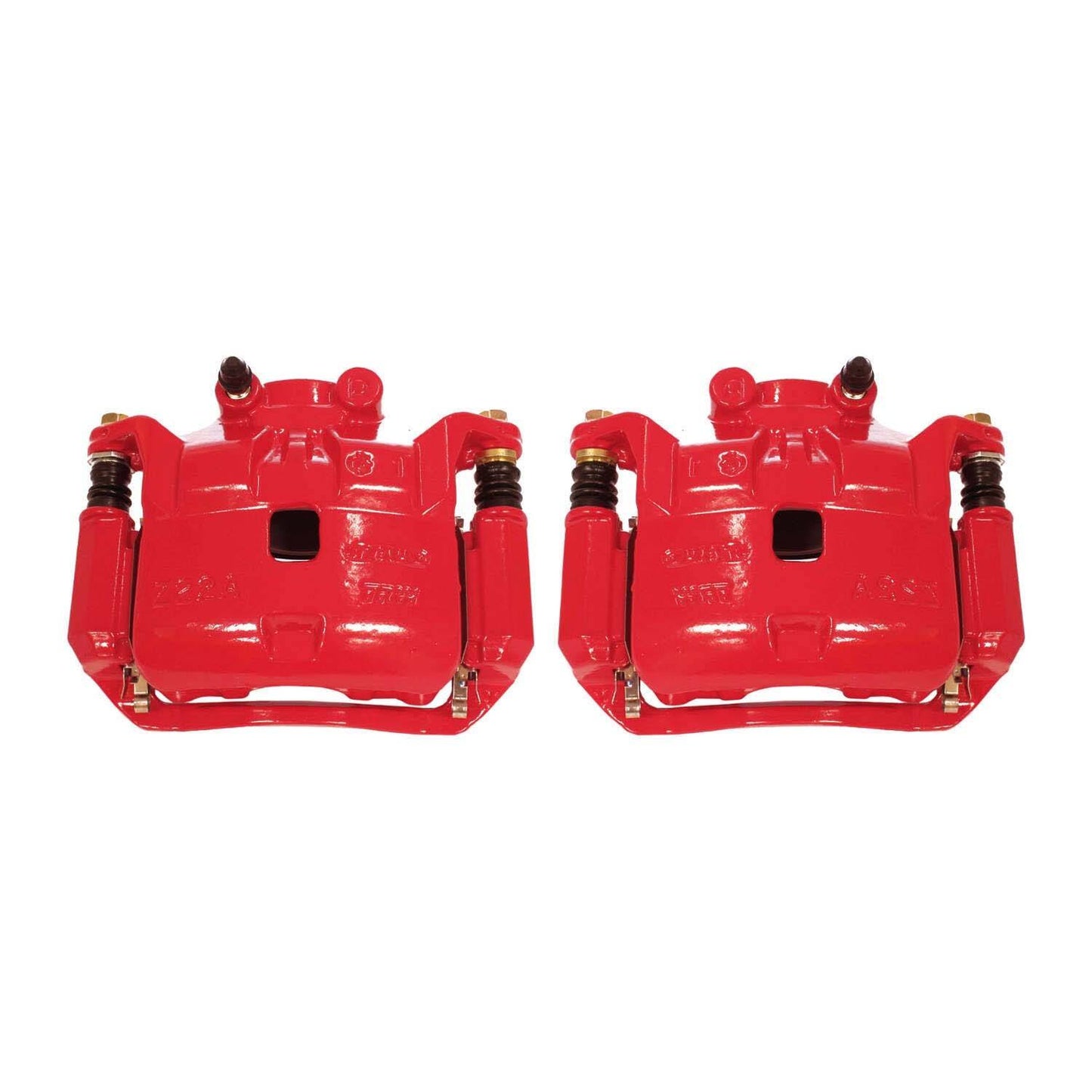 PowerStop Power Stop 12-18 Nissan Versa Front Red Calipers w/Brackets - Pair S6860