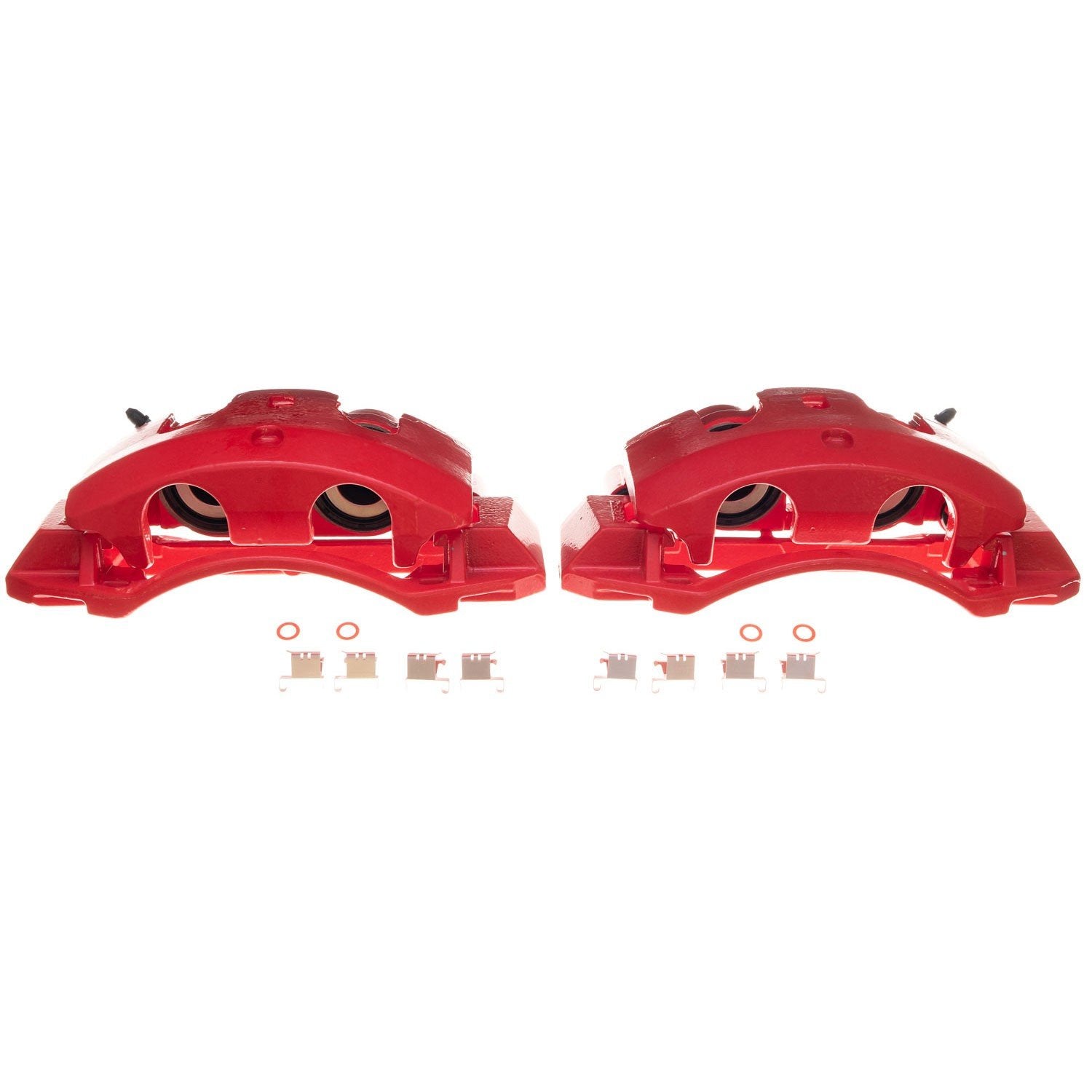Power Stop 12-16 Nissan NV1500 Front Red Calipers - Pair S6862