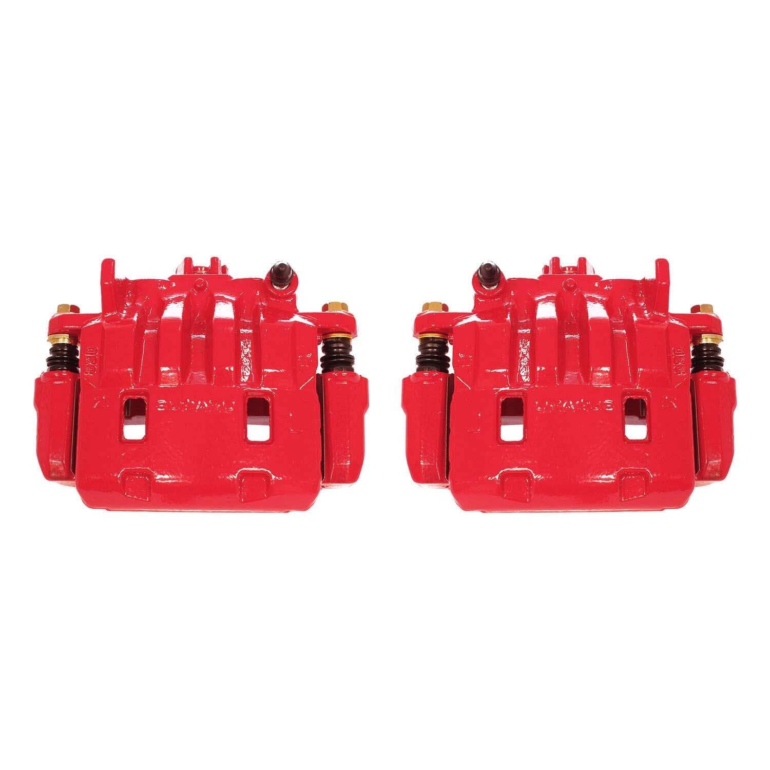 PowerStop Power Stop 13-16 Scion FR-S Front Red Calipers w/Brackets - Pair S7084