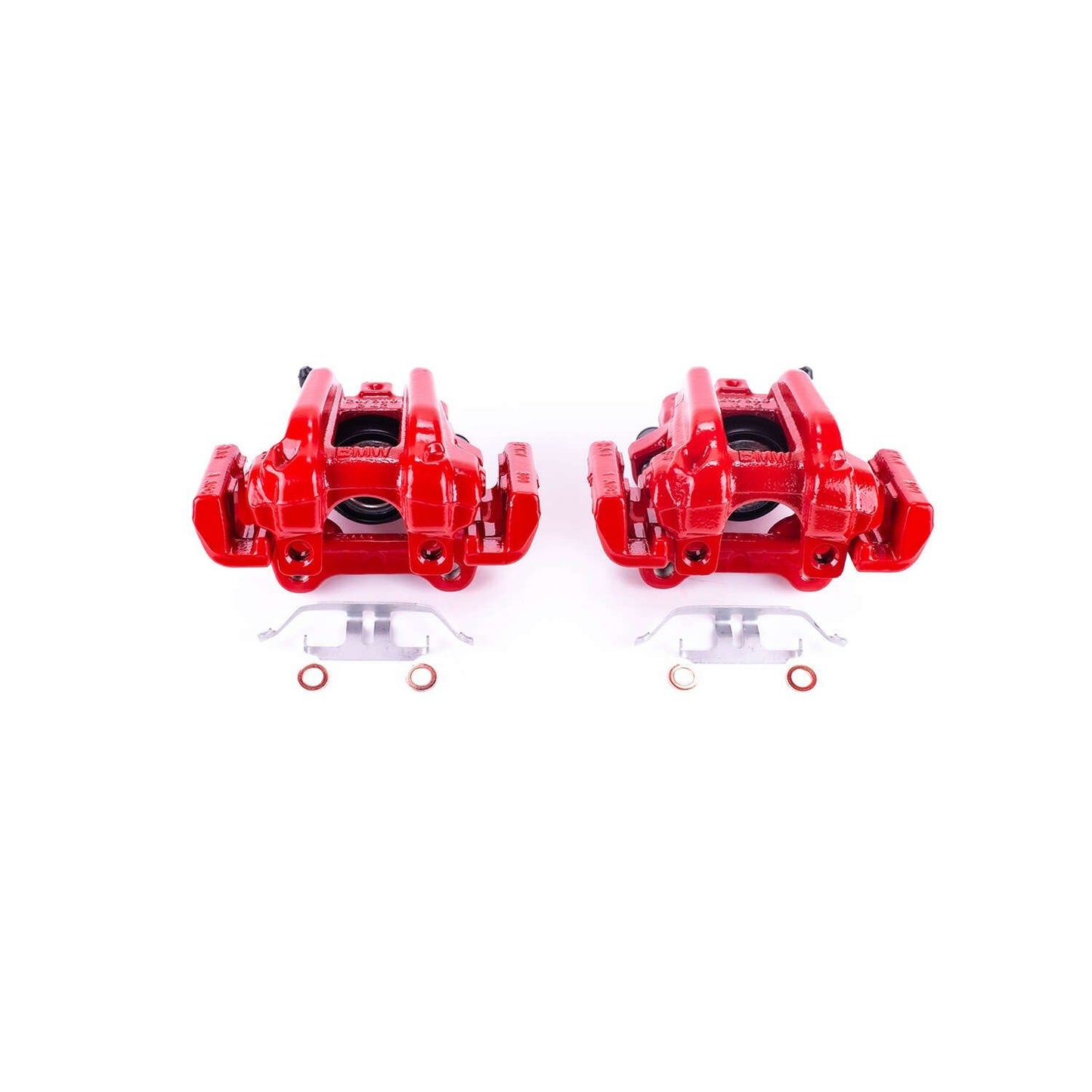 PowerStop Power Stop 14-16 BMW 228i Rear Red Calipers w/Brackets - Pair S7110