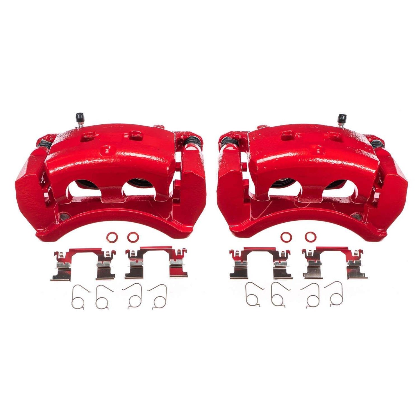 Power Stop 14-19 Infiniti Q50 Front Red Calipers - Pair S7146