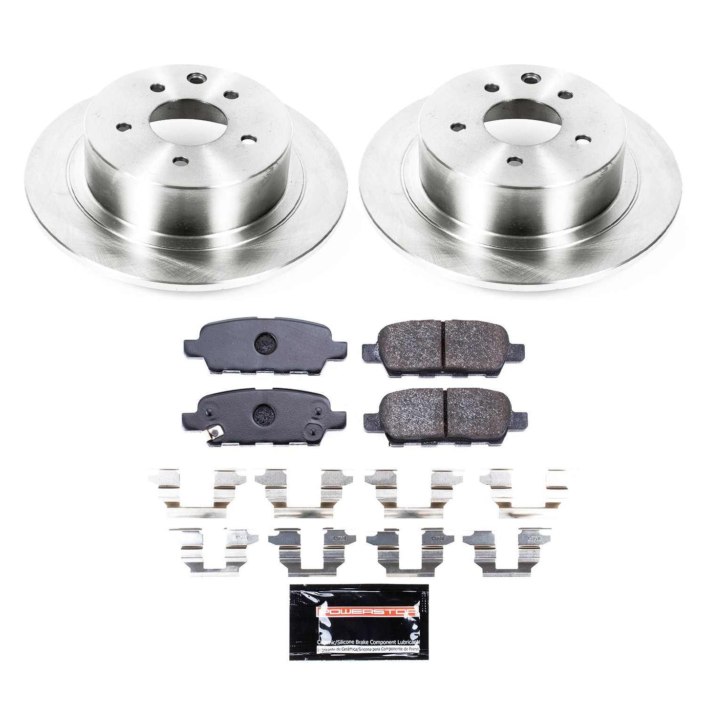 PowerStop Power Stop 02-06 Nissan Altima Rear Track Day Brake Kit TDBK098