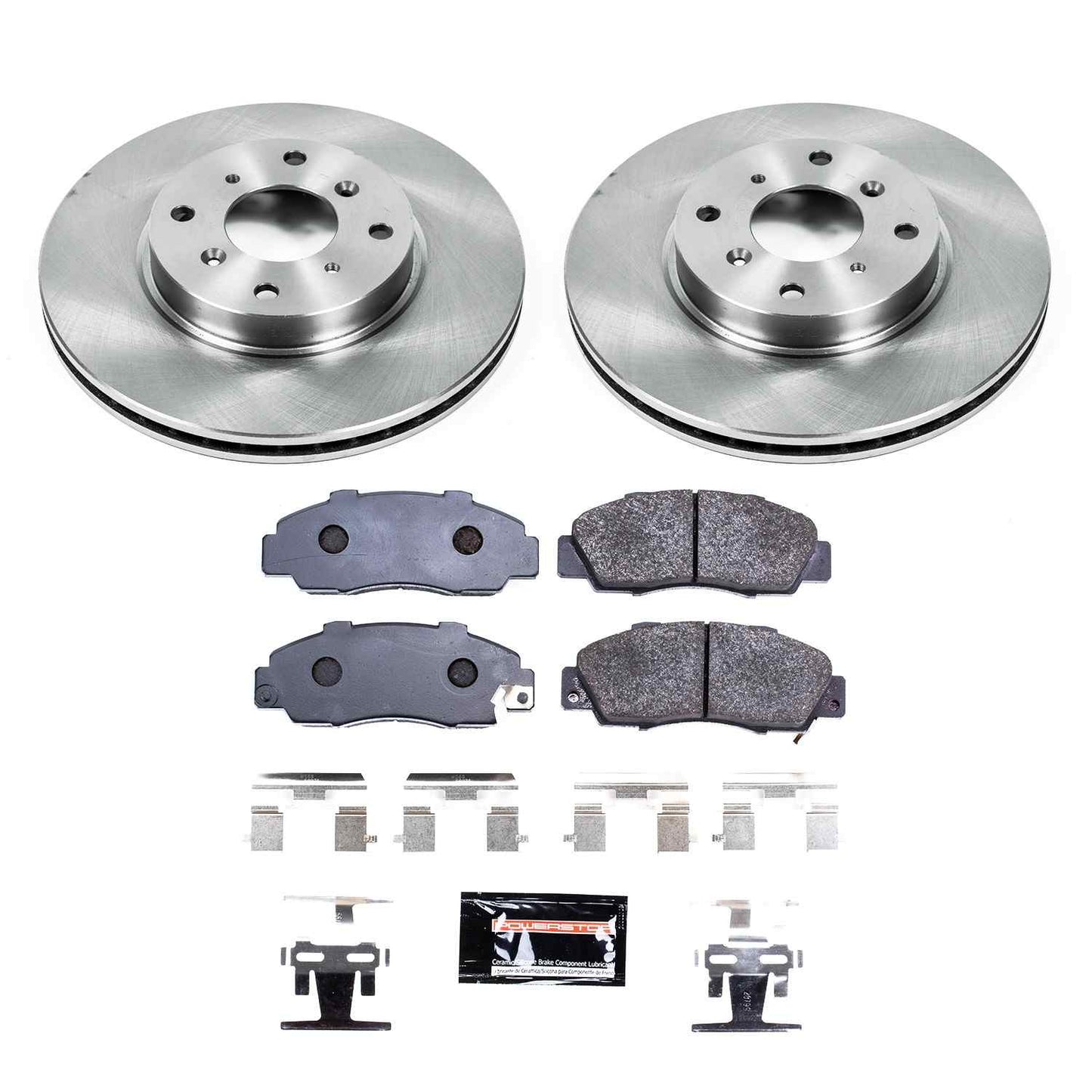 PowerStop Power Stop 93-96 Honda Prelude Front Track Day Brake Kit TDBK1037