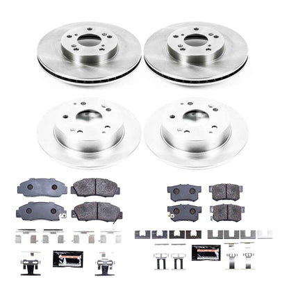 PowerStop Power Stop 98-02 Honda Accord Front & Rear Track Day Brake Kit TDBK1042