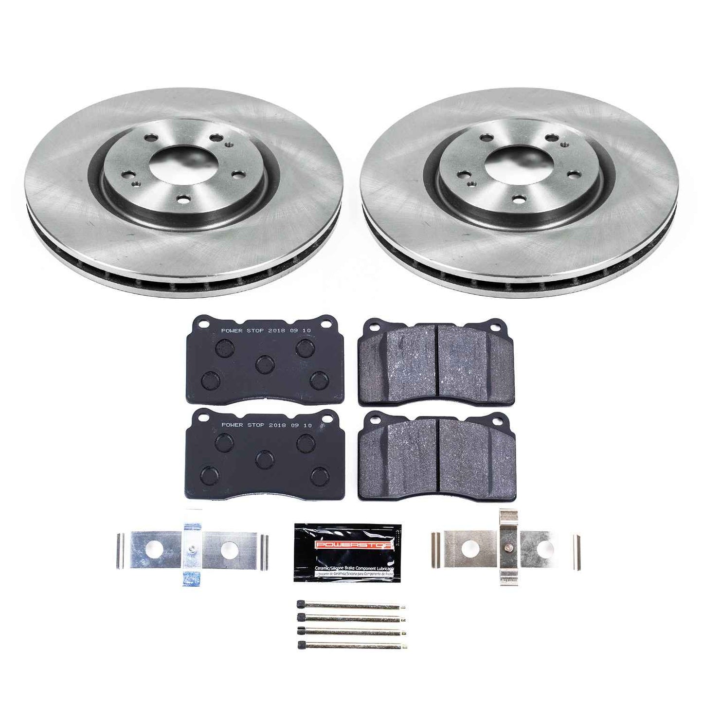 PowerStop Power Stop 03-06 Mitsubishi Lancer Front Track Day Brake Kit TDBK107