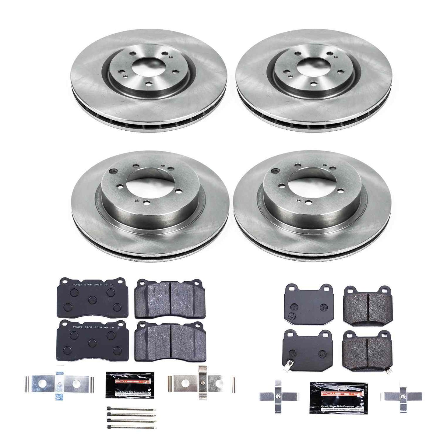 PowerStop Power Stop 03-06 Mitsubishi Lancer Front & Rear Track Day Brake Kit TDBK108