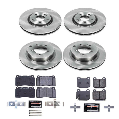 PowerStop Power Stop 03-06 Mitsubishi Lancer Front & Rear Track Day Brake Kit TDBK108