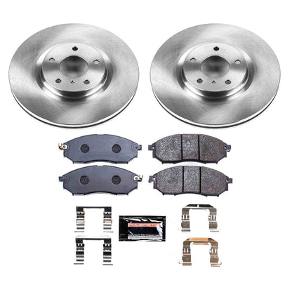 PowerStop Power Stop 08-12 Infiniti EX35 Front Track Day Brake Kit TDBK112