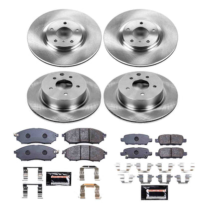 PowerStop Power Stop 08-12 Infiniti EX35 Front & Rear Track Day Brake Kit TDBK114