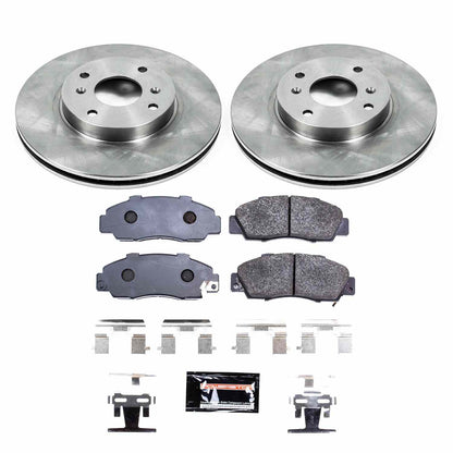 PowerStop Power Stop 98-99 Acura CL Front Track Day Brake Kit TDBK1237