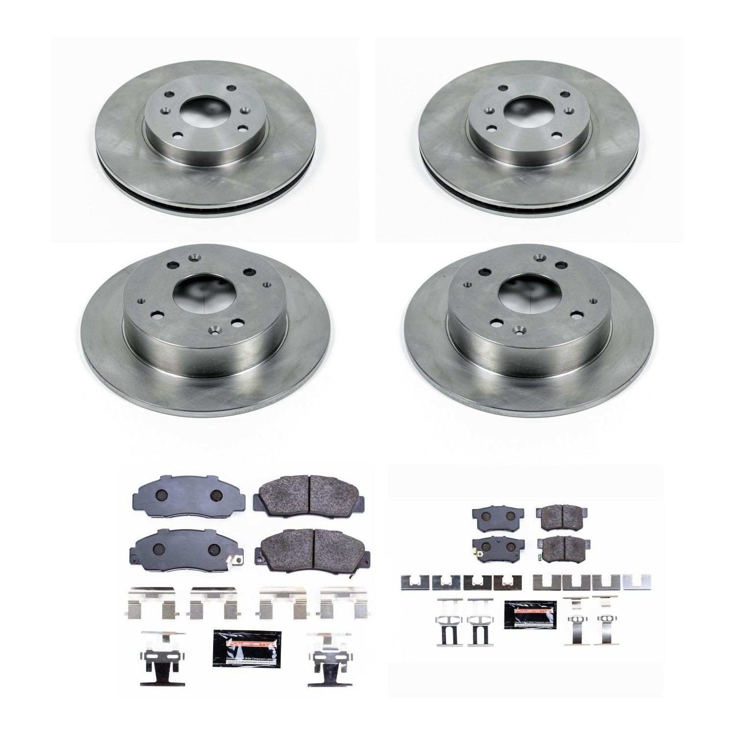 PowerStop Power Stop 98-99 Acura CL Front & Rear Track Day Brake Kit TDBK1238