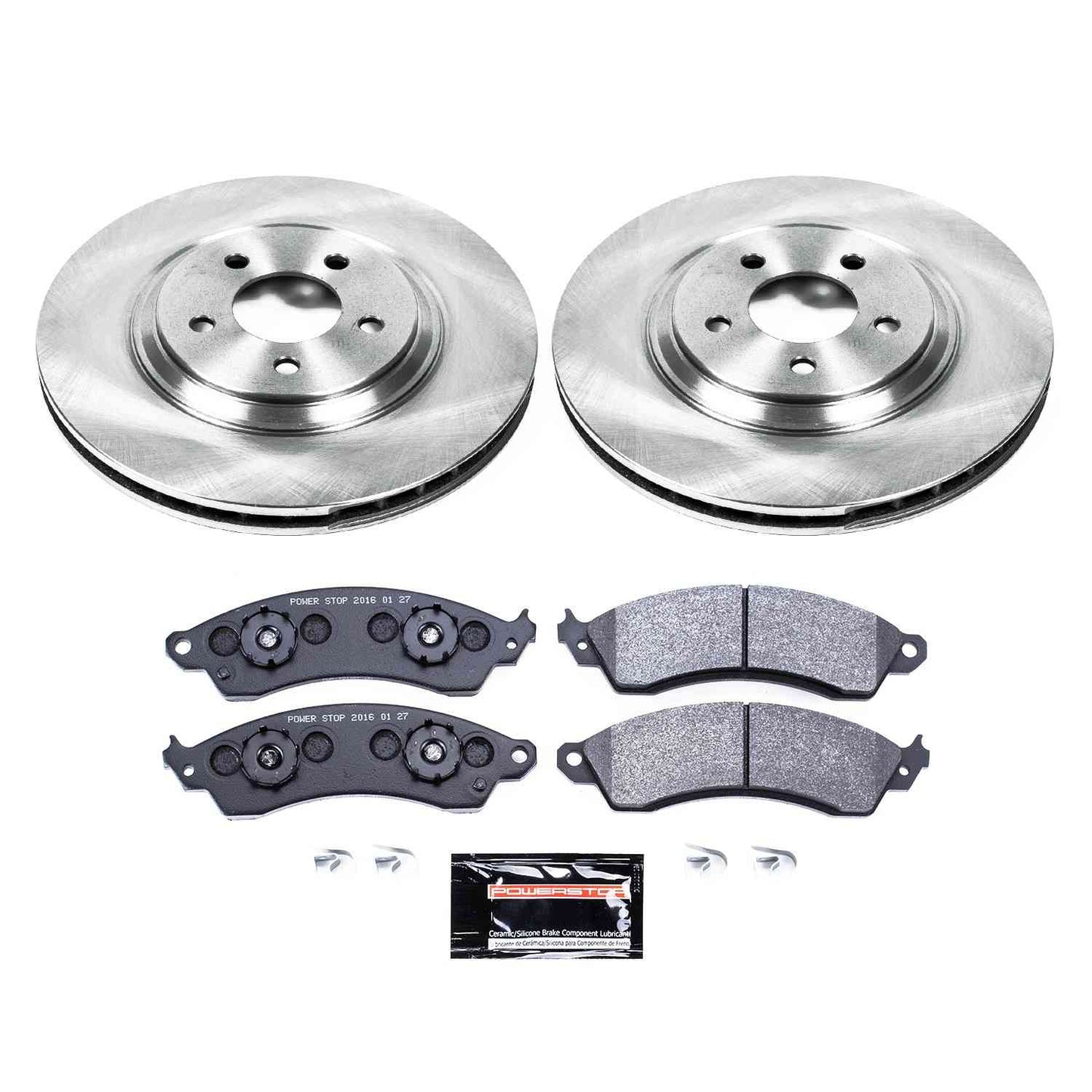 PowerStop Power Stop 94-99 Ford Mustang Front Track Day Brake Kit TDBK1304