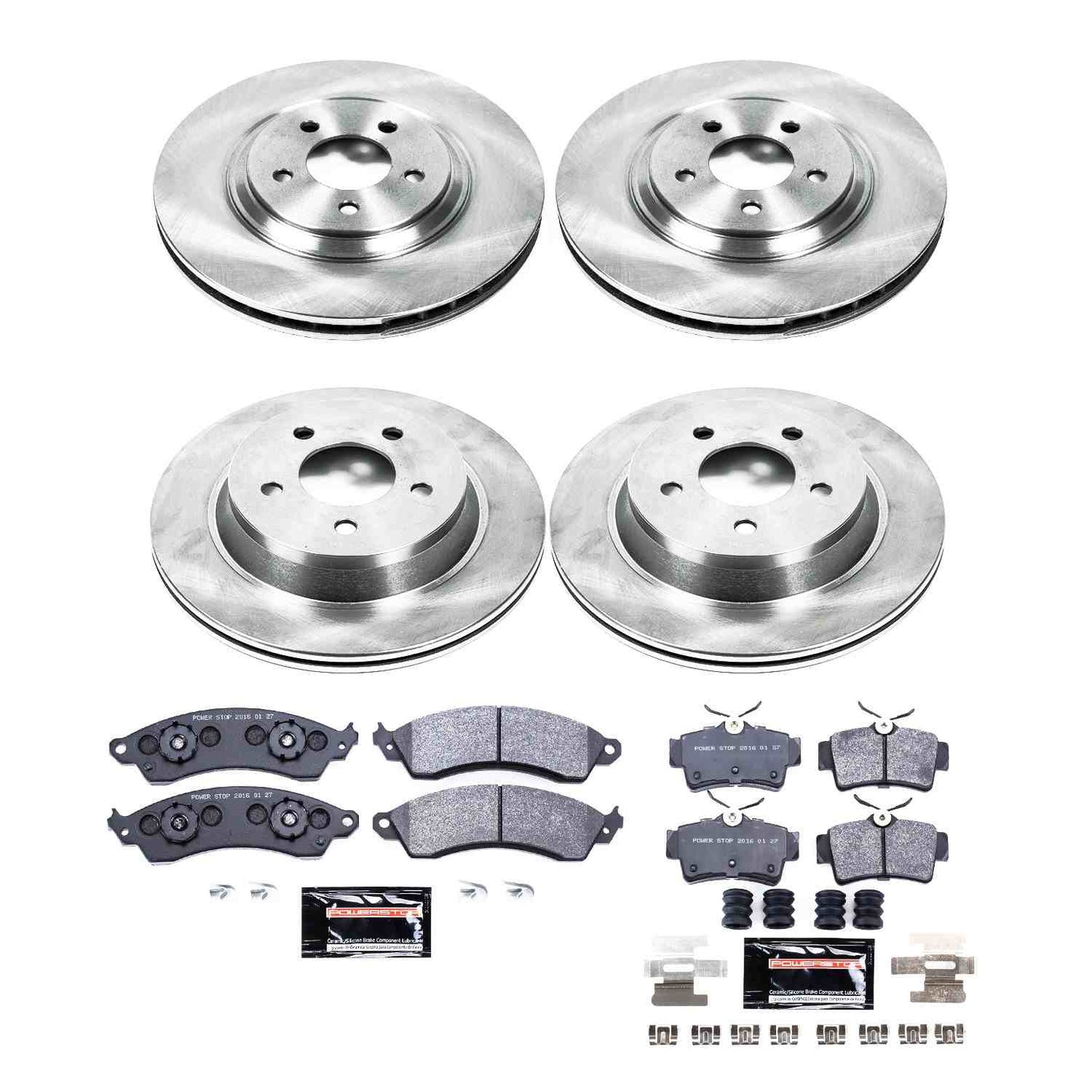 PowerStop Power Stop 94-99 Ford Mustang Front & Rear Track Day Brake Kit TDBK1305