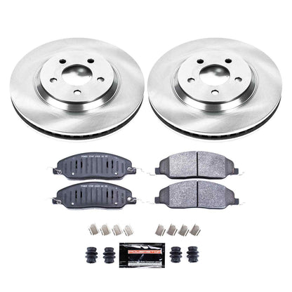 PowerStop Power Stop 05-10 Ford Mustang Front Track Day Brake Kit TDBK1380