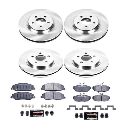 PowerStop Power Stop 05-10 Ford Mustang Front & Rear Track Day Brake Kit TDBK1381
