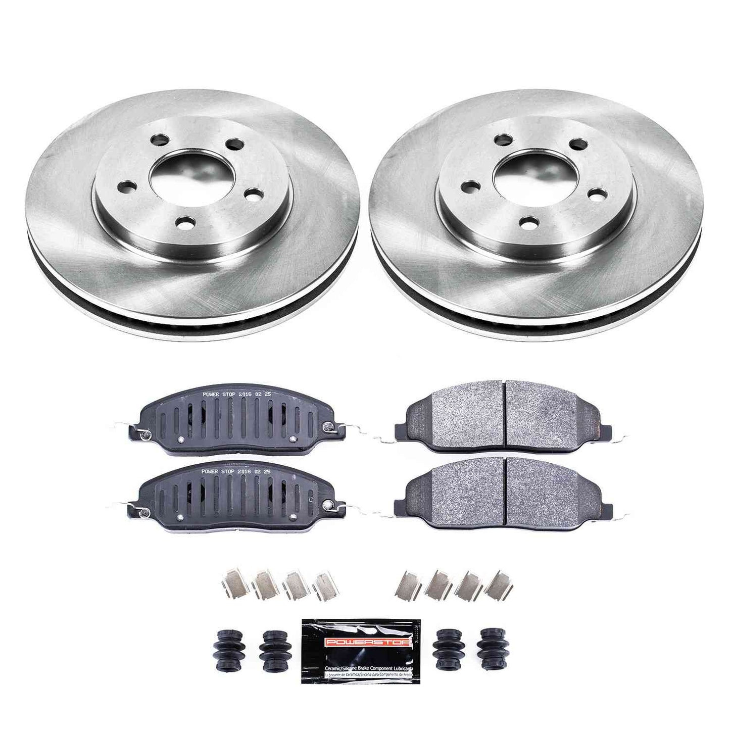 PowerStop Power Stop 05-10 Ford Mustang Front Track Day Brake Kit TDBK1382