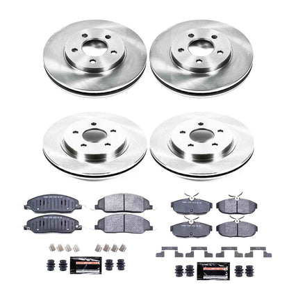 PowerStop Power Stop 05-10 Ford Mustang Front & Rear Track Day Brake Kit TDBK1383