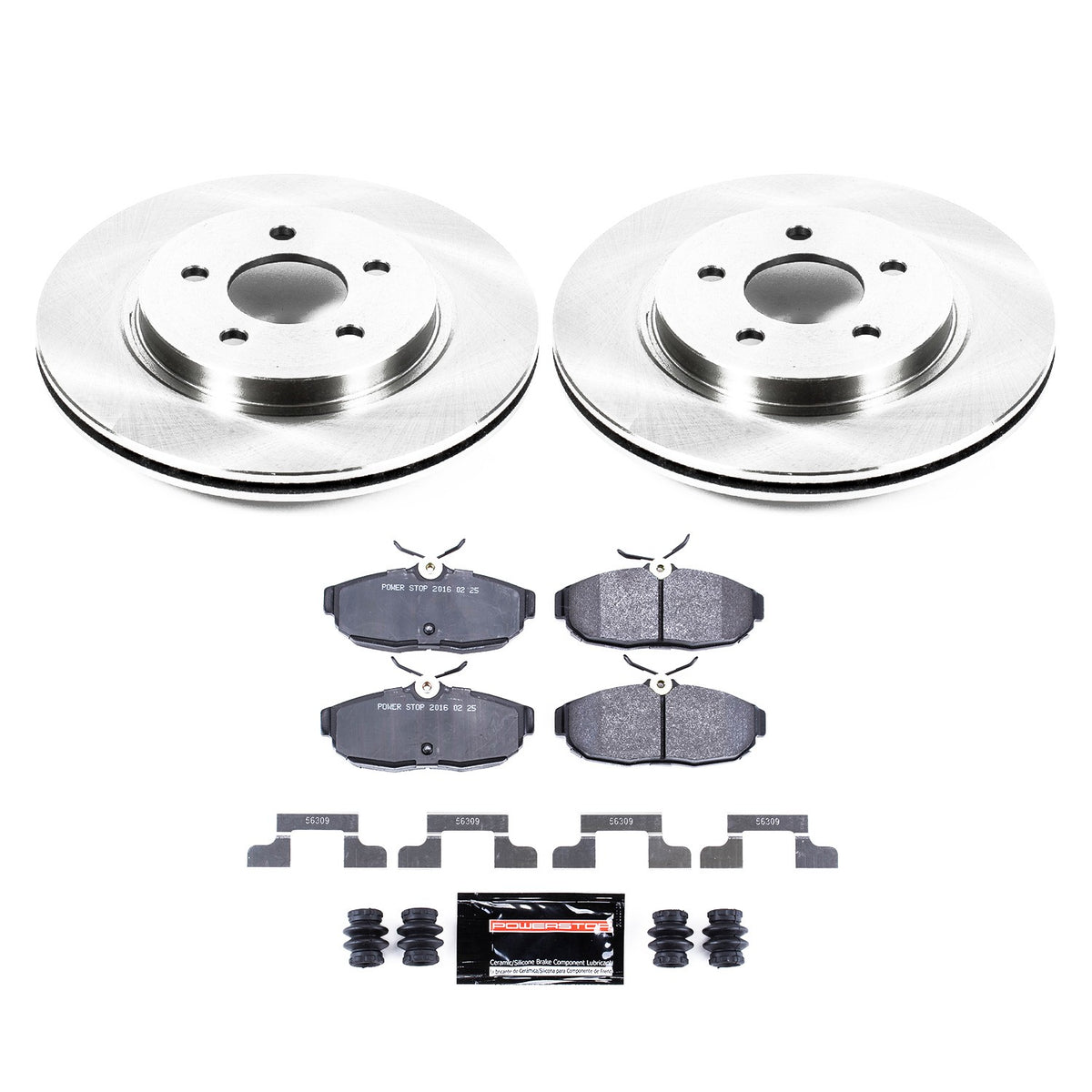PowerStop Power Stop 05-11 Ford Mustang Rear Track Day Brake Kit TDBK1384