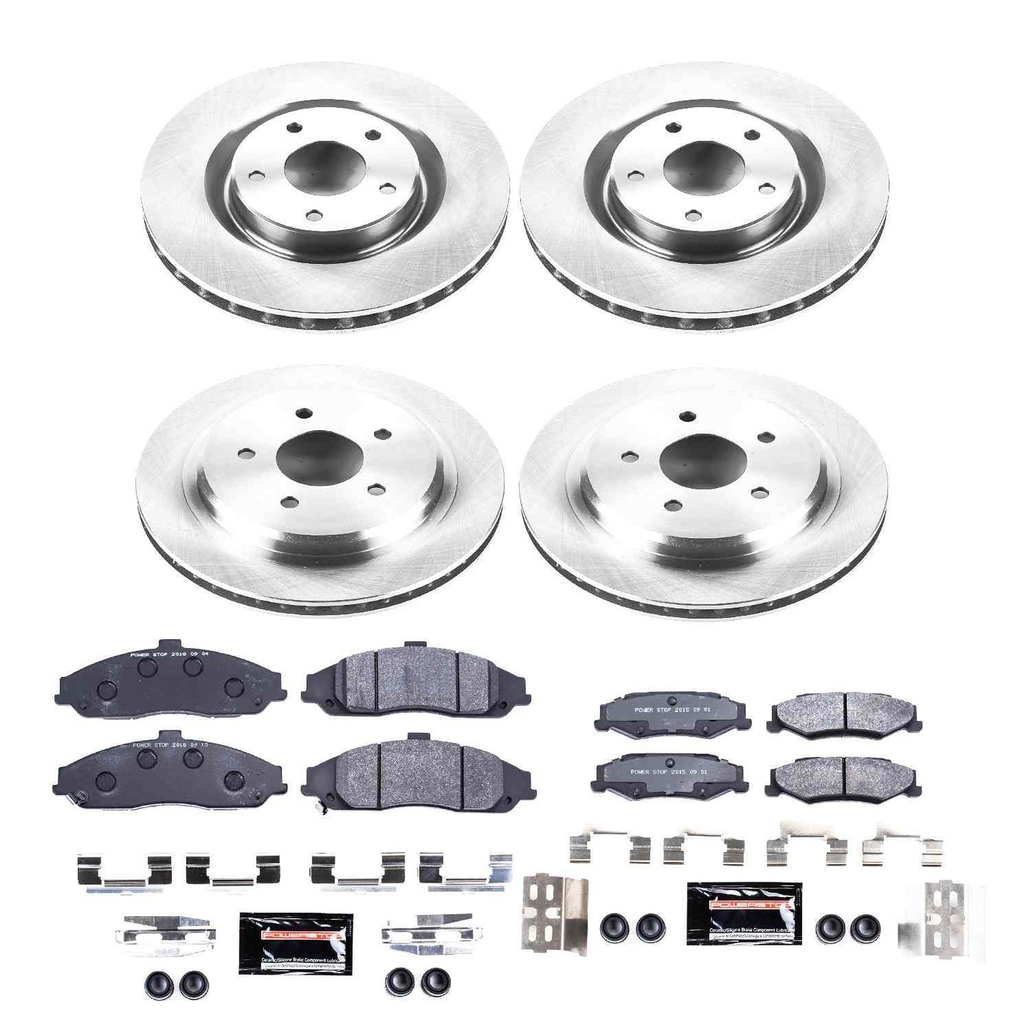 PowerStop Power Stop 05-07 Cadillac XLR Front & Rear Track Day Brake Kit TDBK1418
