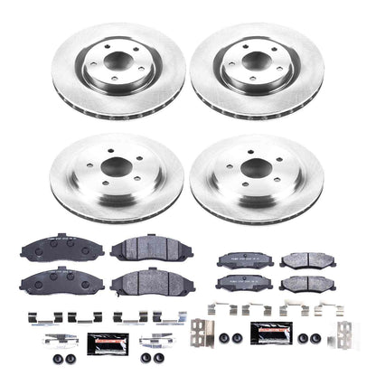 PowerStop Power Stop 05-07 Cadillac XLR Front & Rear Track Day Brake Kit TDBK1418