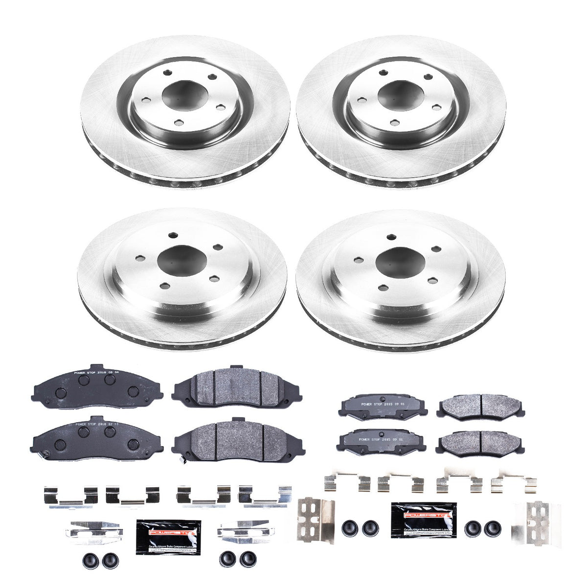 PowerStop Power Stop 05-07 Cadillac XLR Front & Rear Track Day Brake Kit TDBK1418